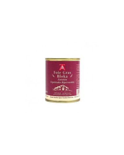 Bloc de foie gras au piment d'Espelette 200g