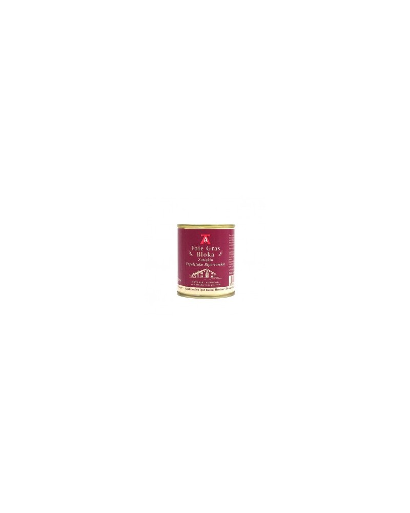 Bloc de foie gras au piment d'Espelette 200g