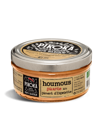 Houmous pikante au piment d'Espelette BIO 210g