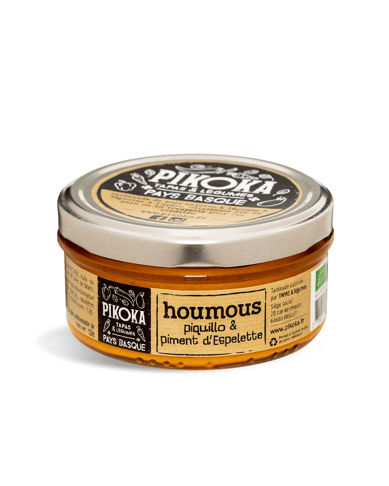 Houmous piquillo & piment d'Espelette BIO 210g